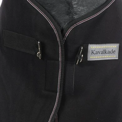 Kavalkade Zweetdeken Ecoline Fleece Zwart 3 Kavalkade Zweetdeken Ecoline Fleece Zwart - Afbeelding 3