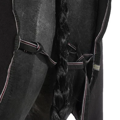 Kavalkade Zweetdeken Ecoline Fleece Zwart 5 Kavalkade Zweetdeken Ecoline Fleece Zwart - Afbeelding 5