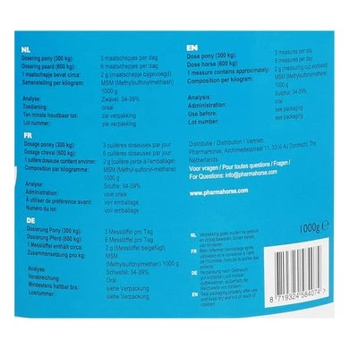 PharmaHorse MSM 4 PharmaHorse MSM - Afbeelding 4