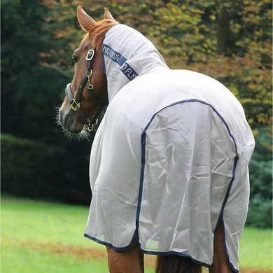 Mio Pony Fly Rug Bronze/Navy 2 Mio Pony Fly Rug Bronze/Navy - Afbeelding 2