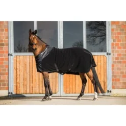 Back On Track Fleecedeken Supreme Zwart -Exporteren Paard Gear Winkel bot 061a3195 2141.835bc0