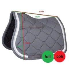 BR Zadeldekje Sublime Airflow Veelzijdigheid Wit Full -Exporteren Paard Gear Winkel br 165031 size.36c879