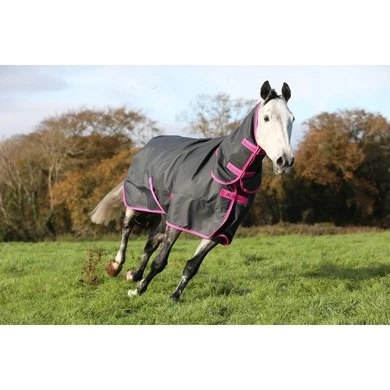 Bucas Freedom Turnout Light Full Neck Charcoal 2 Bucas Freedom Turnout Light Full Neck Charcoal - Afbeelding 2
