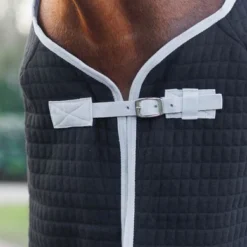 Dominick Fleecedeken Thermo Zwart/Grijs -Exporteren Paard Gear Winkel dominick dom dominick thermo cooler black 2.cad011