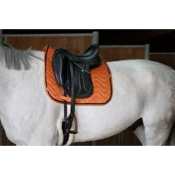Equithème Zadeldekje Glossy Dressuur Oranje Full -Exporteren Paard Gear Winkel ekkia 204 765 022 ambi1.a34c53