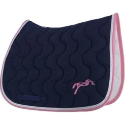 Eden By Pénélope Zadeldekje Point Sellier Veelzijdigheid Navy/Wit/Roze Full