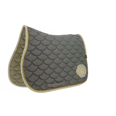 Equithème Zadeldekje Denim Springen Grijs Full 1 Equithème Zadeldekje Denim Springen Grijs Full