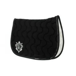 PÉNÉLOPE Pénélope Zadeldekje Classique Springen Zwart/Wit Full -Exporteren Paard Gear Winkel ekkia penelope classique saddle pad 1.ffbbbe