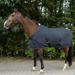 EQUITHÈME Fleecedeken Chiné Grijs -Exporteren Paard Gear Winkel ekkia z06776 400 731 263.e1001f