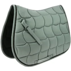 EQUITHÈME Zadeldekje Satin Veelzijdigheid Grijs Full