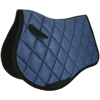 EQUITHÈME Zadeldekje Glitter Blauw Full 1 EQUITHÈME Zadeldekje Glitter Blauw Full