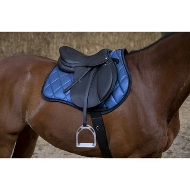 EQUITHÈME Zadeldekje Glitter Blauw Full 2 EQUITHÈME Zadeldekje Glitter Blauw Full - Afbeelding 2