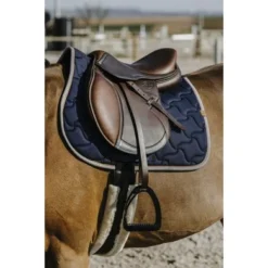 EQUITHÈME Zadeldekje Tweedy Veelzijdig Navy Full