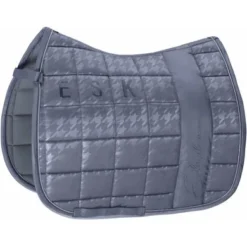 Exporteren Paard Gear Winkel 31 Eskadron Zadeldekje Big Square Glossy Dressuur Dove Blue