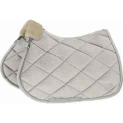 Eskadron Zadeldekje Platinum Velvet Croco VZ Pearlgrey Full