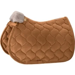 Eskadron Platinum Veelzijdigheidszadeldekje Velvet Crystal Cognac Full