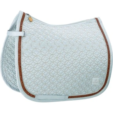 Eskadron Platinum Dressuurzadeldekje Mattgloss Jewel Powder Blue 1 Eskadron Platinum Dressuurzadeldekje Mattgloss Jewel Powder Blue