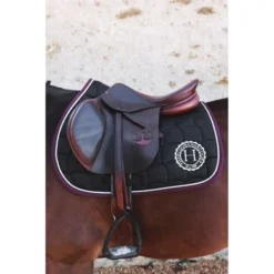 Harcour Zadeldekje En Oornetje Soly/Foly Dressuur Zwart Full -Exporteren Paard Gear Winkel harcour pack tapis soly et bonnet foly rider black 1.c334c6