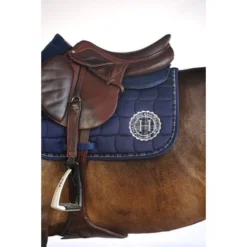 Harcour Veelzijdigheidszadeldekje Salvador Navy/Wit Full