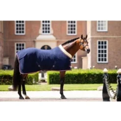 HB Showtime Showdeken Fleece 400gr Dutch Crown Navy -Exporteren Paard Gear Winkel hb 1330 navy.c6bb82
