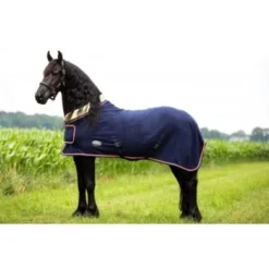 HB Showtime Showdeken Fleece 400gr Dutch Crown Navy -Exporteren Paard Gear Winkel hb 1330 navy 2.eb0c3e