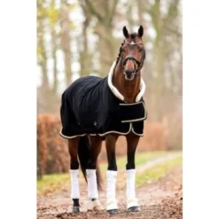 HB Showtime Showdeken Fleece 400gr Dutch Crown Zwart 19 HB Showtime Showdeken Fleece 400gr Dutch Crown Zwart -Exporteren Paard Gear Winkel hb 1330 zwart 1.d70240