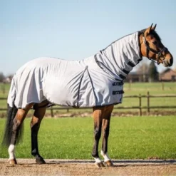 HB Vliegendekens Met Halsstuk Grijs 14 HB Vliegendekens Met Halsstuk Grijs -Exporteren Paard Gear Winkel hb 1345.f69132