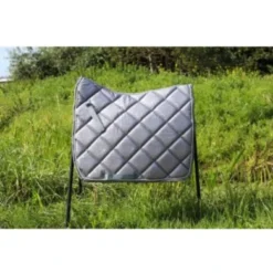 HB Zadeldekje Sparkling Glitter Springen Grijs Full