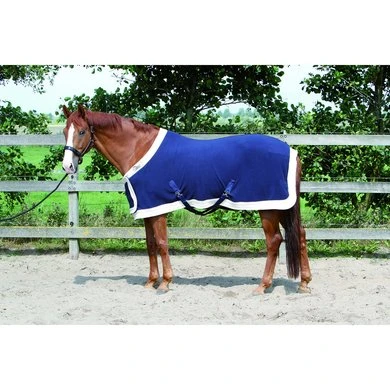 Harry's Horse Fleecedeken Staatsiemodel Met Borstflap Navy 8 Harry's Horse Fleecedeken Staatsiemodel Met Borstflap Navy - Afbeelding 8
