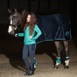 Harry's Horse Fleecedeken Just Ride Ocean Teal 165/95 -Exporteren Paard Gear Winkel hh 32202510 teal 2.9f42db