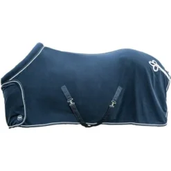 HKM Fleecedeken Met Kraag Donkerblauw -Exporteren Paard Gear Winkel hkm 7224 1.ee36cb