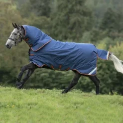 Rambo Duo Tech Bundle Denim/Oranje 125/175 -Exporteren Paard Gear Winkel horseware aaada1 csmn 6720x4480.25c4b6