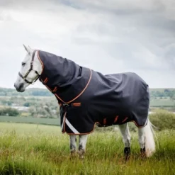 Rambo Supreme Turnout Waterproof 1680D Med Zwart/Oranje -Exporteren Paard Gear Winkel horseware aaasa2 ksmn 12 7927x5285.f32a0e