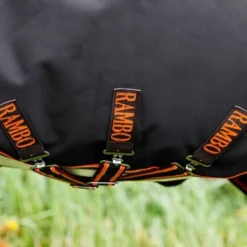 Rambo Supreme Turnout Waterproof 1680D Med Zwart/Oranje -Exporteren Paard Gear Winkel horseware aaasa2 ksmn 20 6997x4665.09e3a8
