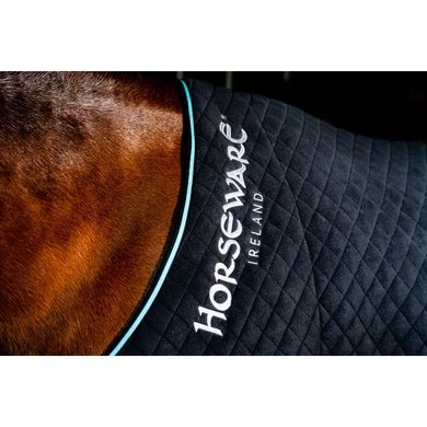 Horseware Cooler Autumn Zwart/Aqua 3 Horseware Cooler Autumn Zwart/Aqua - Afbeelding 3