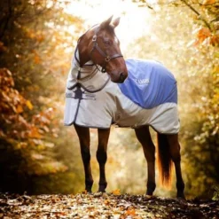 Rambo Autumn Series Turnout Navy/Grijs Dots