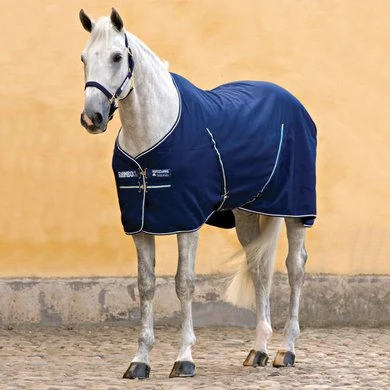 Rambo Stable Sheet Navy/Navy/Wit 1 Rambo Stable Sheet Navy/Navy/Wit