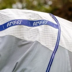 Amigo Zomerdeken Airflow Navy Check/Atlantic Blue -Exporteren Paard Gear Winkel hw afrp9a b5mw 7.3a4c15