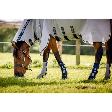 Horseware Flyboots Zilver 3 Horseware Flyboots Zilver - Afbeelding 3
