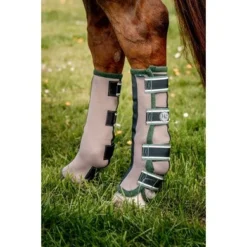Horseware Flyboots Oatmeal/Sage -Exporteren Paard Gear Winkel hw ddhfl0 mfmh horseware fly boot 1.141c16