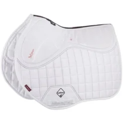 LeMieux Zadeldekje X-Grip Square EuroJump Wit L (Full)