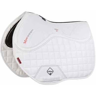 LeMieux Zadeldekje X-Grip Twin Square EuroJump Wit L (Full) 1 LeMieux Zadeldekje X-Grip Twin Square EuroJump Wit L (Full)