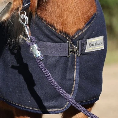 Kavalkade Fleecedeken Shetty-Ecoline Navy 2 Kavalkade Fleecedeken Shetty-Ecoline Navy - Afbeelding 2