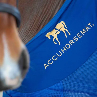 Accuhorsemat Deken Original Met Accupressure Mat Blauw 2 Accuhorsemat Deken Original Met Accupressure Mat Blauw - Afbeelding 2