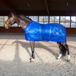 Accuhorsemat Deken Original Zonder Accupressure Mat Blauw