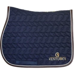 Kentucky Horsewear Kentucky Zadeldekje Navy/White/Bruin Full -Exporteren Paard Gear Winkel ken 42506 03.270b3f