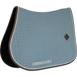 Kentucky Horsewear Kentucky Spring Zadeldekje Classic Leer Dusty Blue -Exporteren Paard Gear Winkel kentucky 42707 09 sj.19d33a