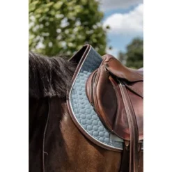 Kentucky Horsewear Kentucky Spring Zadeldekje Classic Leer Dusty Blue -Exporteren Paard Gear Winkel kentucky 485a1282.22262e