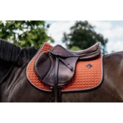 Kentucky Horsewear Kentucky Spring Zadeldekje Classic Leer Oranje -Exporteren Paard Gear Winkel kentucky 485a1316.801bd6