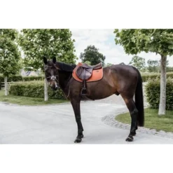Kentucky Horsewear Kentucky Spring Zadeldekje Classic Leer Oranje -Exporteren Paard Gear Winkel kentucky 485a1336.757787